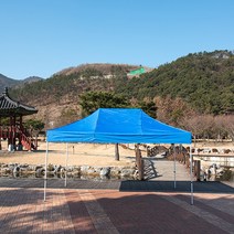 천막 옥상 프리미엄 3X4.5 캐노피 알루미늄골조+지붕, 알루미늄천막 3X4.5_홍백홍