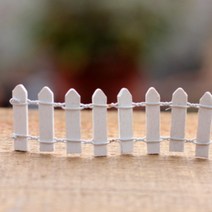 미니울타리 소품 미니어처 꾸미기 화분장식 만들기 인테리어 장식장 꾸미기 (흰색)