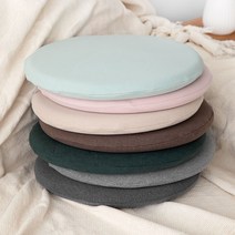 모에마일 마카롱 원형 방석