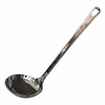 스텐 국자 웍 국자 요리 스푼 국자 까오기 23.5CM, 1개