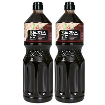 바로소스 일식돈까스소스 1.95kg (2병) 양념 돈가스 맛집 도시락 대용량, 2개
