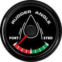 속도측정기 스피드건 속도계 52mm 방향타 각도 표시기 방수 보트 마린 0-190 ohm 8 색 백라이트 센서 12V/, [03] 802-00055