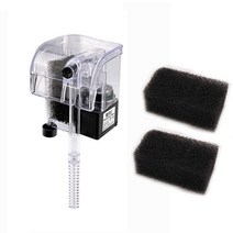 미니산소통 공기통 폭포 hang on external oxygen pump water filter 순수한 수질 for 수족관 물고기 탱크 round fish tank small, 3개, 220v-240v EU 플러그