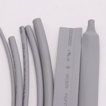 1m 직경 1 2 3 4 5 6 7 8 9 10 12 14 16 20 25 30 40 50 mm 열 수축 튜브 2:1 폴리올레핀 케이블 슬리브 절, 01 Grey_19 30mm x 1 Meter