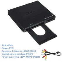 비디오플레이어 DVD플레이어 CD 블루레이 휴대용 외장멀티 지역 풀 HD 1080P 홈 DVD 플레이어 멀티미디어, 01 A