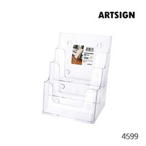 카탈로그꽂이 A5 3단 안내문 메뉴판 전시홍보물 상품안내 A5꽂이 꽂이 스탠드꽂이 종이꽂이 안내문꽂이 매장디스플레이 진열 매장용꽂이 쇼케이스 POP꽂이 아크릴케이스, 카탈로그꽂이A5(3단) 4599