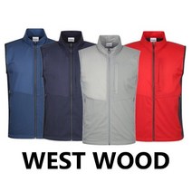 웨스트우드 WESTWOOD 통기성이 우수한 여름 남성 배색 하이브리드 베스트조끼 WM2MTVT603Q