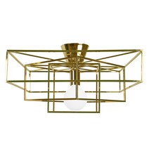 글로벤라이팅 실링 큐브 천장 조명 brass