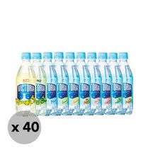 웅진식품 [웅진식품] 빅토리아 탄산수/탄산음료 500ml x 40페트 골라담기(플레인.레몬 등 10종 중 택2), 청포도20+복숭아20
