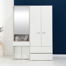 지니아 1400 서랍형+키큰화장대 옷장세트 MJ22164, 단품