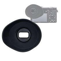 jjc es-a6500g 타원형 소프트 실리콘 360 회전식 인체 공학적 카메라 뷰파인더 소니 알파 a6500용 아이컵 아이피스 소니 fda-ep17 아이컵 대체