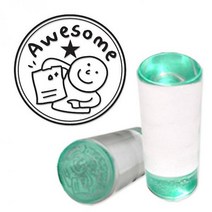 리틀램스쿨 stamp 크리스탈도장 Awesome Kid 칭찬스탬프, 해당상품