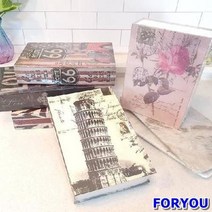 ForU406 인테리어 소품으로도 좋은 나만의 비밀 위장금고 책 귀중품보관 빈티지소품, 5 루트66, 상세페이지 참조