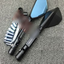 혼다 MSX125 사이드미러 반사경 튜닝 드레스업, 롱 골드 + 블랙