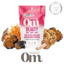 옴 머쉬룸 버섯 분말 뷰티 100g 영양 보충 헤어 스킨 네일 파우더 효능, 1개, 기본