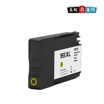HP 955 대용량 OFFICEJETPRO 오피스젯프로 8710 7740 8210 8720 7720 8730 재생잉크, 1개, HP 955XL [노랑 대용량]