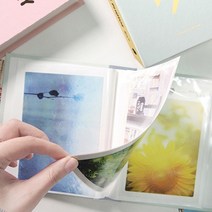 욜케이유 인생네컷앨범 심플 80 포켓식 4x6 사진첩 사진정리 포토북, 그레이