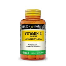 매이슨네츄럴스 비타민 C 1000mg 플러스 로즈 힙 앤 바이오플라보노이드 컴플렉스 타블렛 90개입 1개