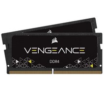 Corsair Vengeance 퍼포먼스 SODIMM 64GB (2x32GB) DDR4 3200MHz CL22 언버퍼드 AMD 라이젠 4000 시리즈 노트북 메모리용 - 블랙