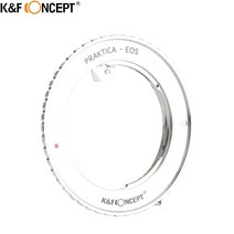 [해외] K & f concept 카메라 렌즈 마운트 어댑터 praktica b 마운트 렌즈 용 황동 및 알루미늄 장착 캐논 eos ef 마운트 카메라 용, 상세내용표시