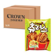 크라운 츄러스 시나몬 애플파이맛 84g[16개], 3개