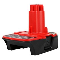 디월트충전기 호환 DeWALT 도구 용 어댑터-배터리 어댑터 18V - 20V DCA1820 DCB090 USB 기능 DC9096 de909, 01. red   black