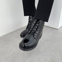 오오룩 남자 키높이 지퍼 미들 워커 남성 발편한 사막화 코디