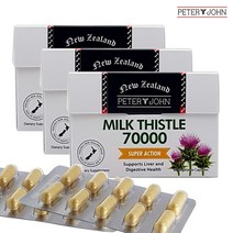 피터앤존 뉴질랜드 고함량 밀크씨슬 엉겅퀴추출물 70000mg 60베지캡슐 3개, 뉴질랜드 프로폴리스 치약
