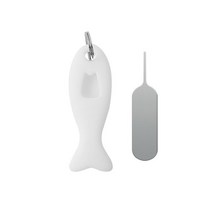 2pcs SIM Card Ejection Pin Anti-lost Eject Tray Open Needle For iPhone samsung호환호환 XIAOMI호환호환호환 SIMC, [01] 1 White