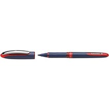 독일 Schneider 슈나이더 원 비즈니스 필기구 수성 볼펜 울트라 스무스 팁 0.6mm 필기도구 펜 문구 사무용품 고급 수성펜, 빨간색