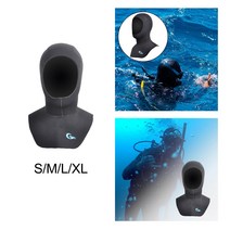 네오프렌 소재 다이빙 후드 남성용 여성용 캡 서핑 열 5MM 두께 수상 스포츠용, 04 XL