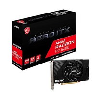 MSI Gaming Rade on RX 6400 64비트 4GB GDDR6 DP/HDMI PCIe 4 Torx 단일 팬 FreeSync DirectX 12 VR Ready ITXO, 1개