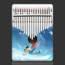 칼림바 투명 플레이트 아크릴 음 썸 피아노 초심자 입장 카바린 핑거 피아노 악기 학생, 21톤 라운드 홀 f172