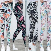 키즈타임 레깅스 9부 바지 쫄바지 패턴 빅사이즈 스판 봄 여름 가을 의류