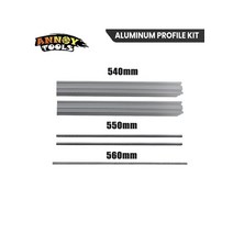 목공 호환 3018plus 업그레이드 키트 3018 3040 Y-AXIS 확장 레일 12mm 광축 15180 알루미늄 플레이트, [01] Aluminum profile kit, 01 Aluminum profile kit