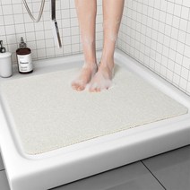 온수 매트 40*60cm 카펫 욕실 문 미끄럼 방지 매트 화장실 바닥 샤워 빠른 환기 부드러운 퓨어 컬러, 04, 40x60cm