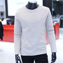 STCO 세이브존04 베이직핏자수 면혼방티셔츠 1TS21102
