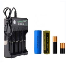 리튬이온배터리 충전기 4구 3.7V LI-ION 충전건전지 차져