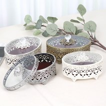 어바웃더홈 엔틱 악세서리 보관함 보석함, 타원 신주