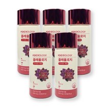 푸드올로지 콜레올로지 다이어트 보조제 빨간통 다이어트 60정+건강차 1pc, 5박스, 건강차 tea 1pc