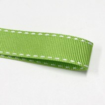 카네이션리본 선물포장리본 꽃포장리본 골지 스티치 리본 (폭 5mm 길이90m)(폭 10mm/15mm 길이 45m), 10(라이트그린), 15mm