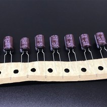 캐퍼시터 알루미늄 전해 커패시터 100uF 50V NCC KY 시리즈 ESR 50V100uF 8x115mm 10 개
