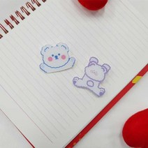 웹툰 캐릭터 패션용 귀여운 가방 뱃지 5개 브랜드와펜, 3번