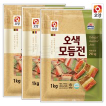 사조오양 오색 모듬전 1kg (20g) x 3개 명절전 오색전 꼬치, 상세페이지 참조