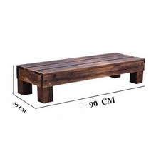 수아네 조립식평상 사우나평상 정원 정자 평상마루 평상의자 야외벤치, 길이 100x너비 30x높이 18 플랫폼