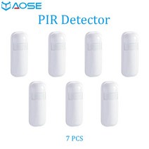 무선 모션 센서 감지기 YUPA 433MHz EV1527 적외선 PIR 탐지기 105 106 107 홈 보안 경보 시스템, 없음, 7.7