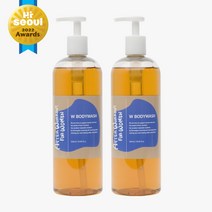 와프랩 운동하는 여성을 위한 더블유 약산성 천연유래 바디워시 미세먼지 세정, DUO SET