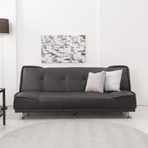 [] [에보니아]착불_ 밀란 각도조절 인조가죽쇼파 3인용쇼파, 색상:-그린