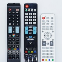 삼성 엘지 대우 TV 통합 만능 리모컨 LG BTV 비티비 KT 올레 유플러스 U+ 기가지니 헬로 SK 브로드밴드 스카이라이프 티브로드 비전 셋탑박스 셋톱박스 스마트 티비 리모콘, [엘지 TV 통합 리모컨] 엘지전자 전용 무설정 리모컨