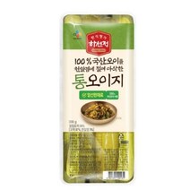CJ더마켓 반찬 재료 집밥 가정식 탑티어 하선정 통오이지 무절임 쌈무 절임 장아찌 300G, 6개
